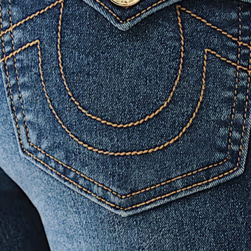 True Religion Blue Boot Cut Jeans